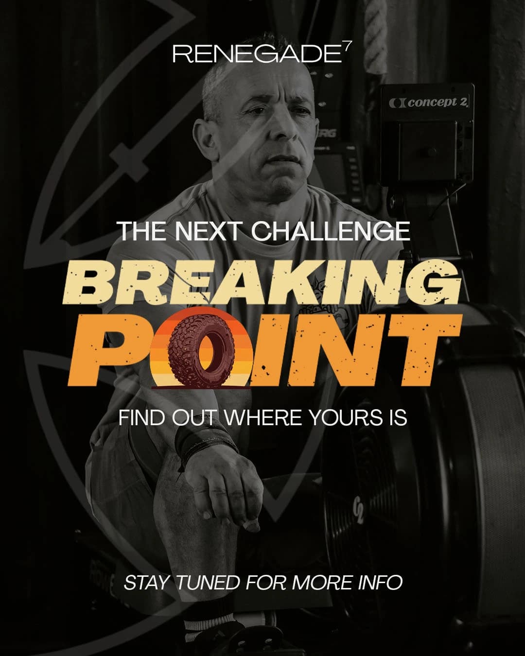 Renegade 7 promotional post for outdoor functional fitness competition